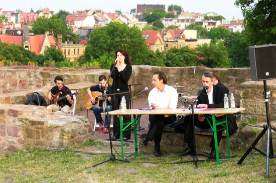 Die Gruppe cela:nous sorgte für die musikalische Untermalung.