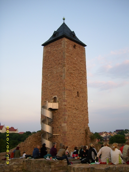 Auf Burg Giebichenstein.