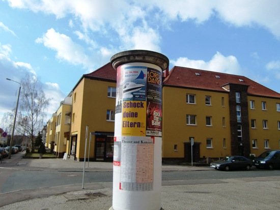 Benkendorfer Straße Ecke Pestalozzistraße in Halle