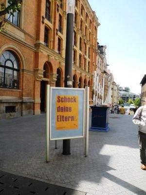 Im Sommer 2009 wurde dieses Foto an der Marktkirche gemacht.