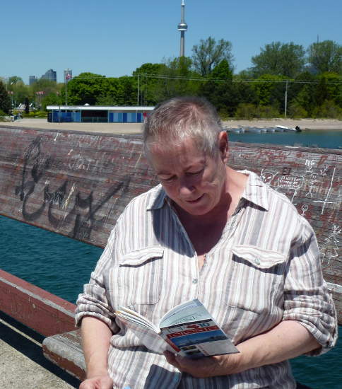 Dieser Reiseführer flog im Gepäck von Fam. Berthelmann über den Atlantik. Auf dem Bild ist der CN-Tower von Toronto zu sehen.
