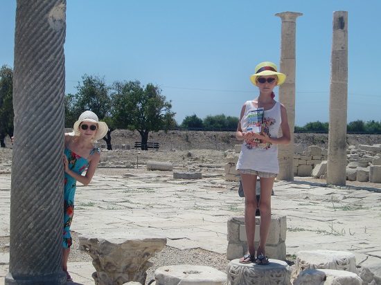 Amathus - Ausgrabungsfeld eines antiken Stadtkönigreiches bei Límassol auf Zypern. Dank des Reiseführers haben wir viel entdeckt.